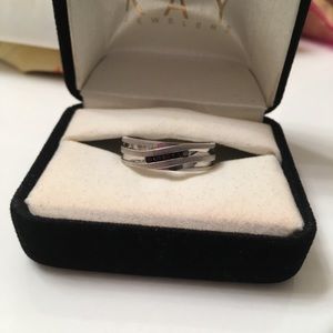 Men’s wedding band from Kay’s Jewelers.